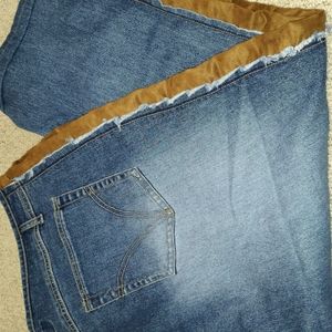 Ladies Super Cute Plus Jeans With Side Accents